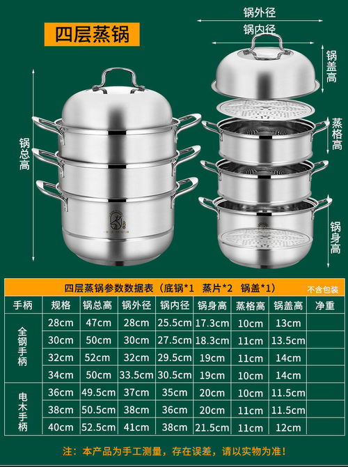 304食品級不銹鋼蒸鍋 現(xiàn)代廚房的多功能健康之選